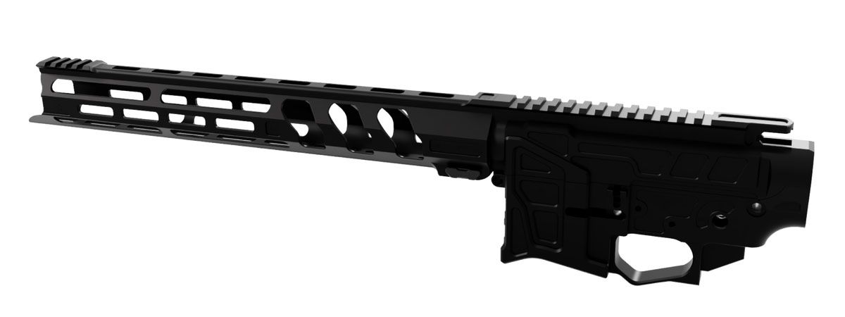 Lead Star Arms LSA-15 AR-15 Receiver Set with 15" Ravage Handguard, Black