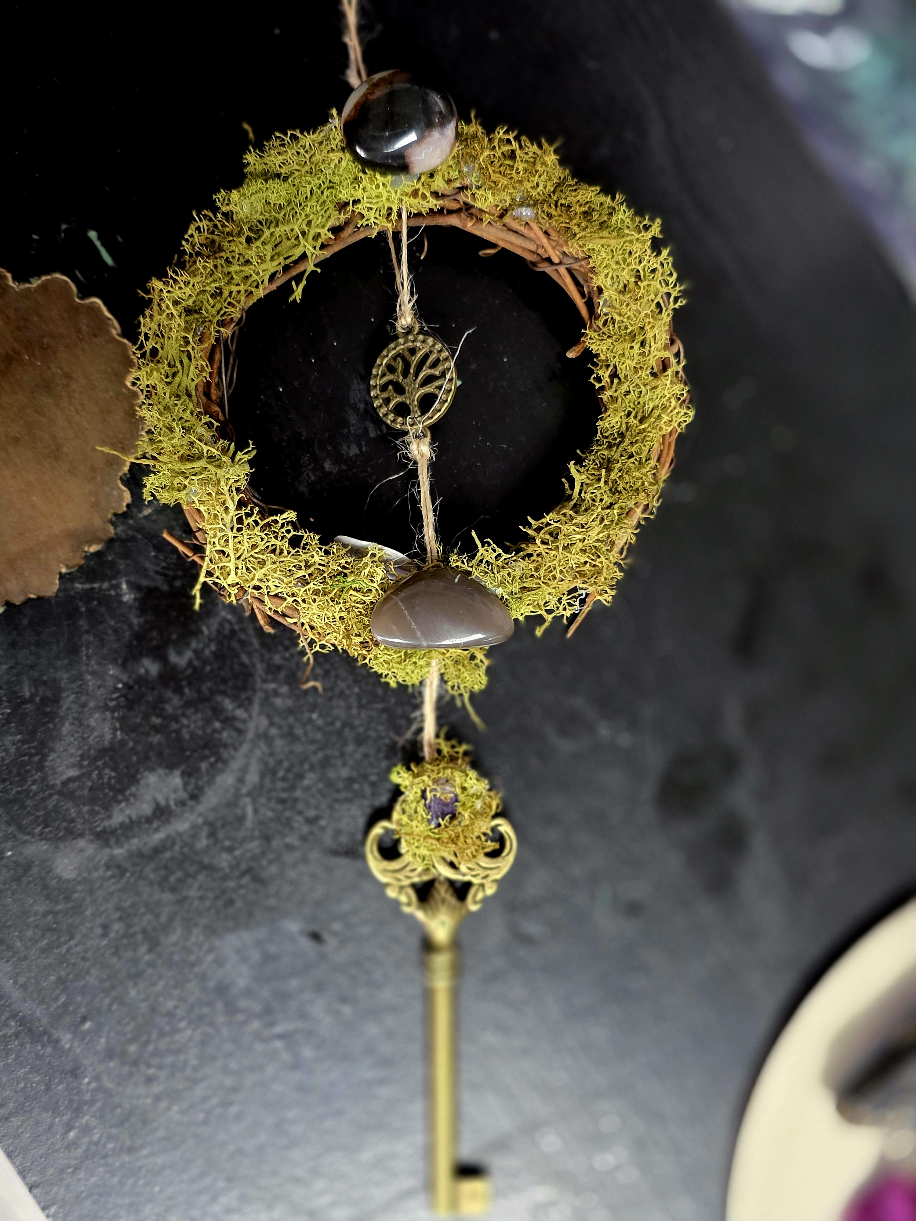 Forest Spirit Key Mini Wreath