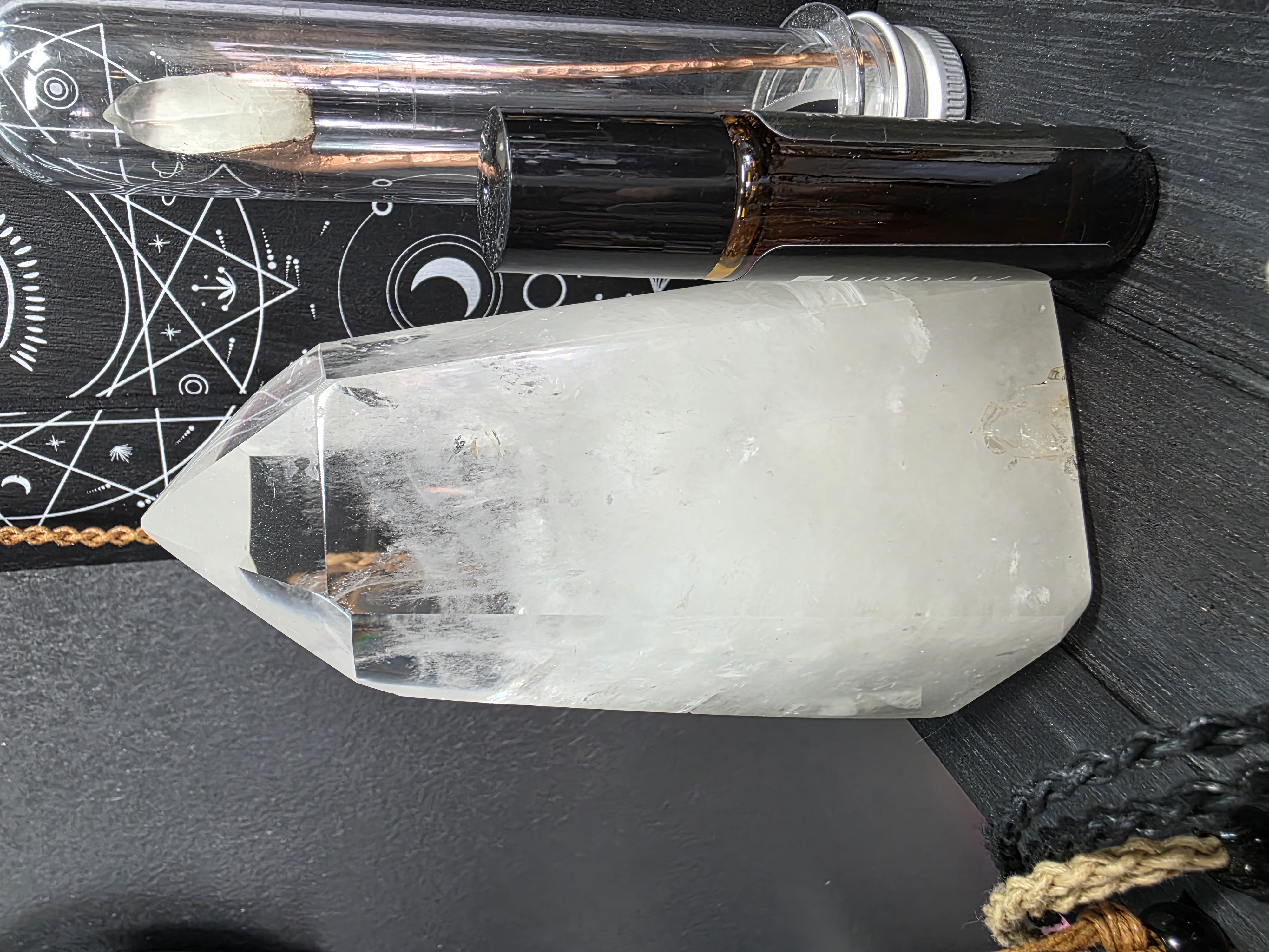 Large Clear Quartz Crystal Point