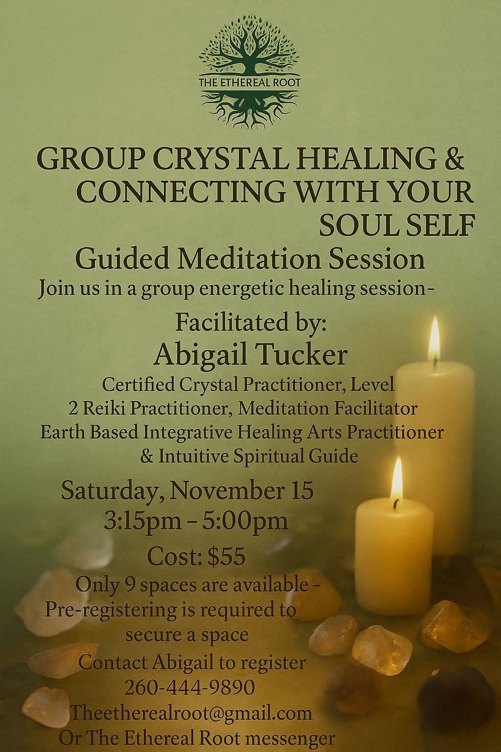 Group Crystal Healing & Connecting With Your Soul Self, Guided Meditation