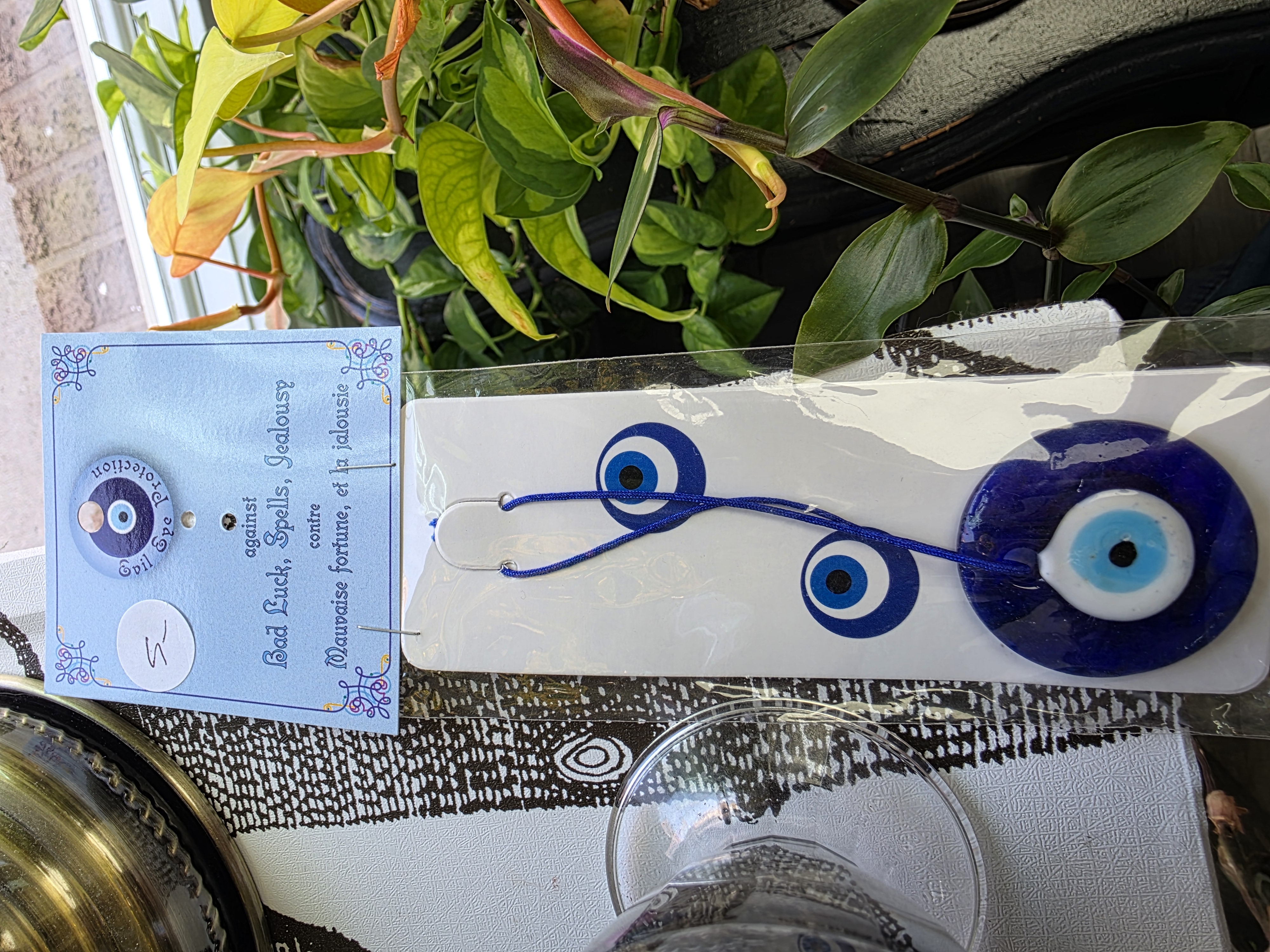 Evil Eye Glass Amulet