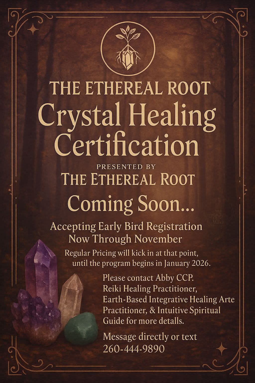 Crystal Healing Level 1 Certification