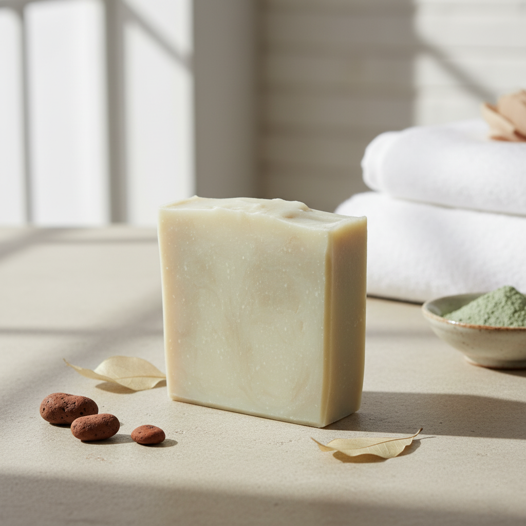 Handmade Natural Clay Soap Bar