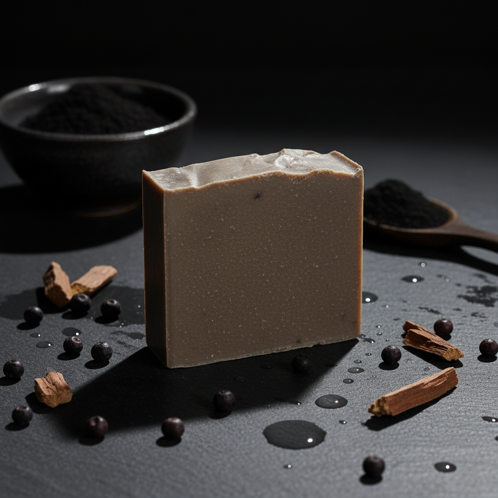 Handcrafted Natural Juniper Tar Soap Bar