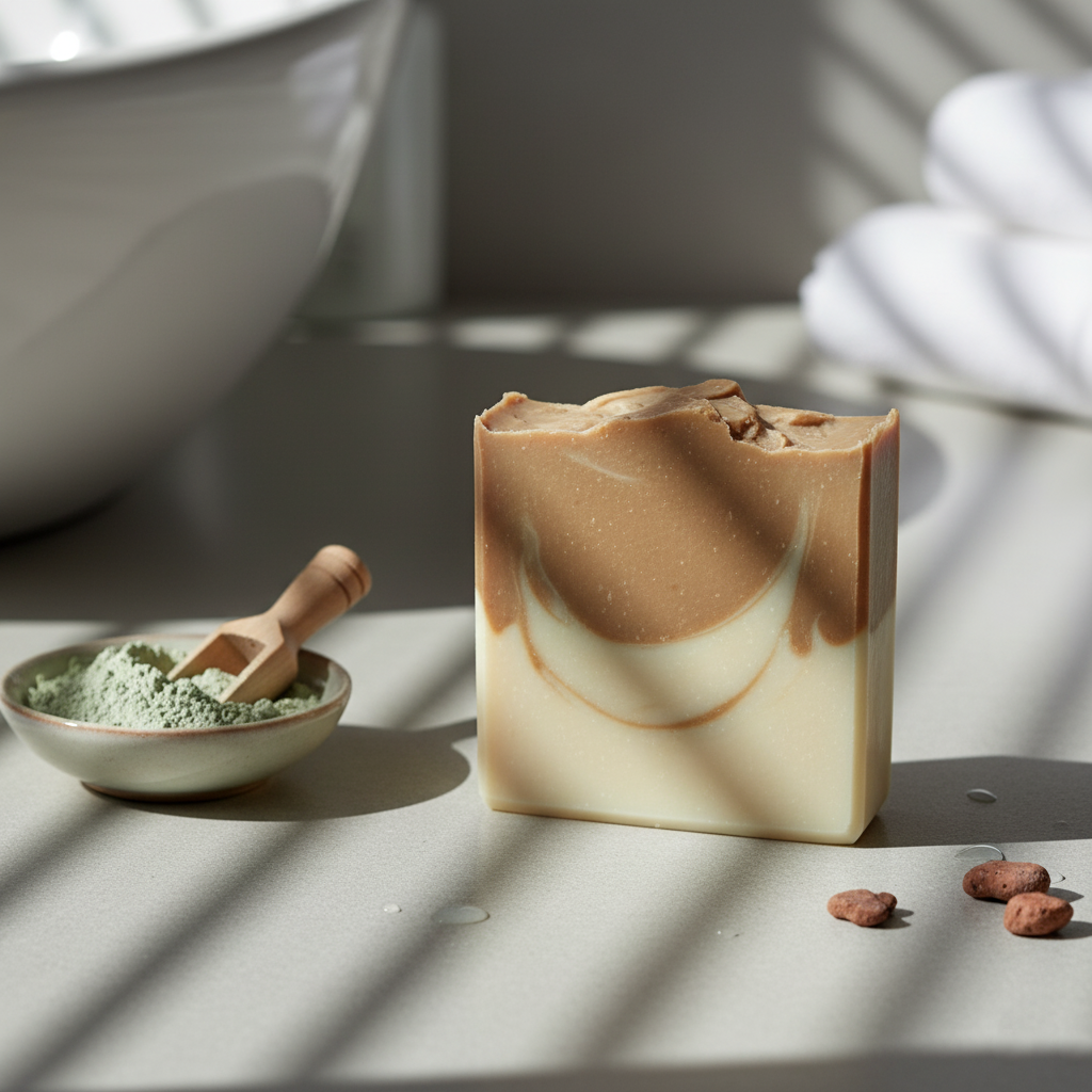 Handmade Natural Clay Soap Bar