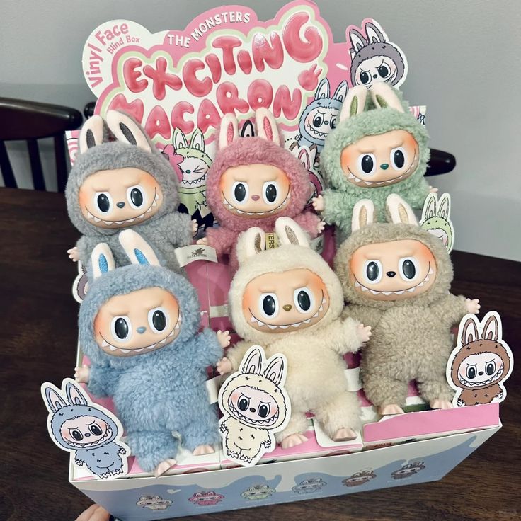 LABUBU EXCITING MACARON BLIND BOX-ULTIMELE BUCĂȚI