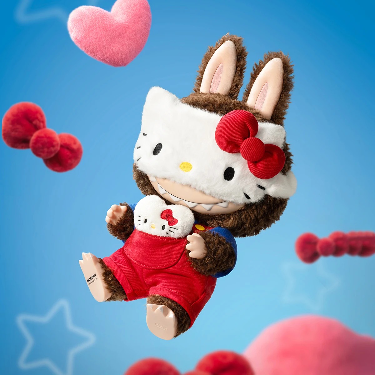 Labubu x Hello Kitty Plush Doll
