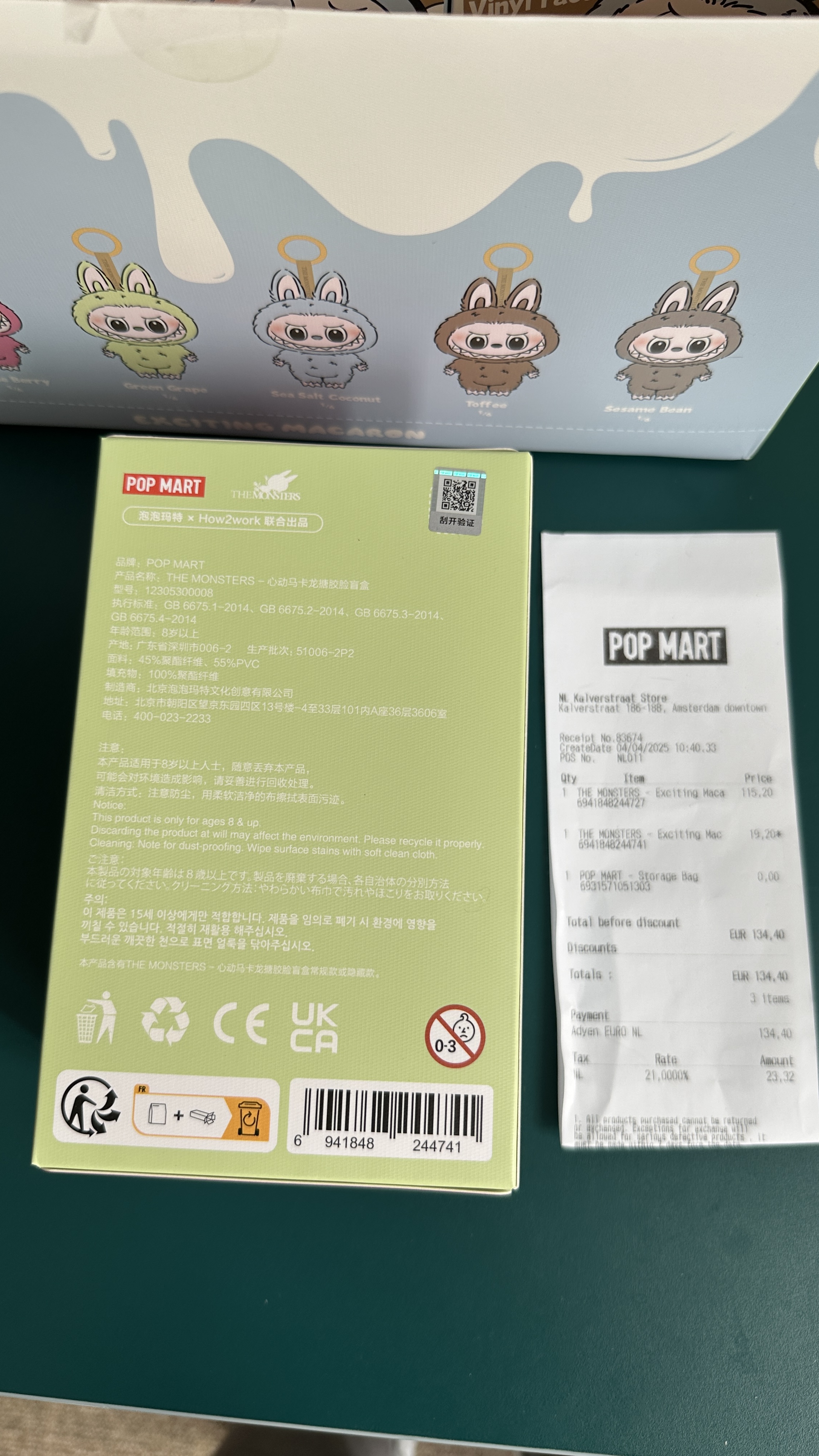 LABUBU EXCITING MACARON BLIND BOX-ULTIMELE BUCĂȚI