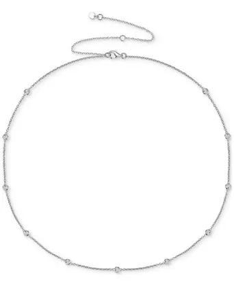 Diamond Station Necklace