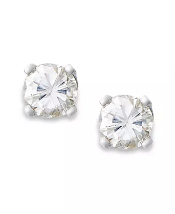 Classic Diamond Stud Earrings