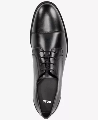 Black Leather Oxford Shoe