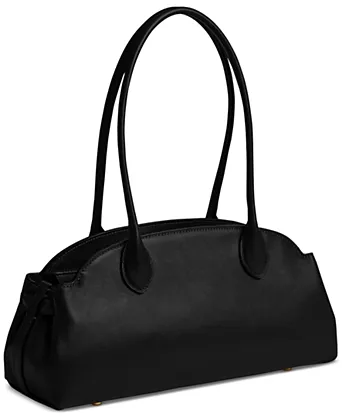 Elegant Black Leather Handbag