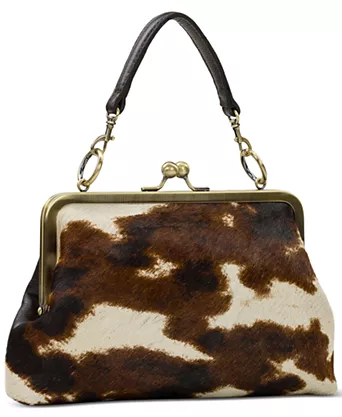 Vintage Cowhide Handbag