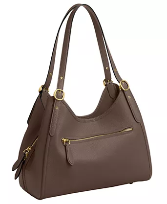 Brown Leather Shoulder Bag