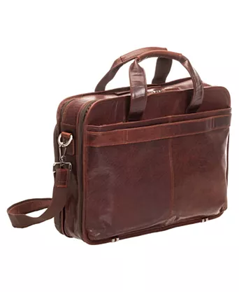 Leather Laptop Briefcase