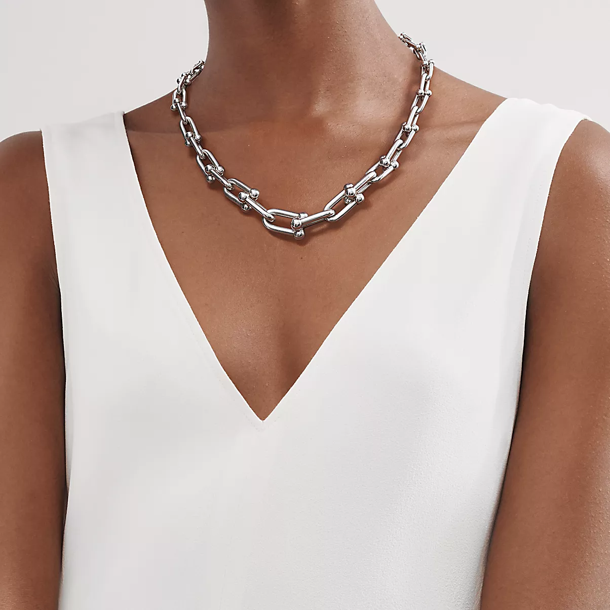 Chunky Silver Chain Necklace
