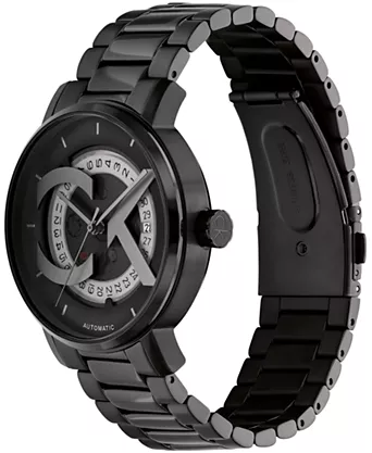 Black Automatic Wrist Watch