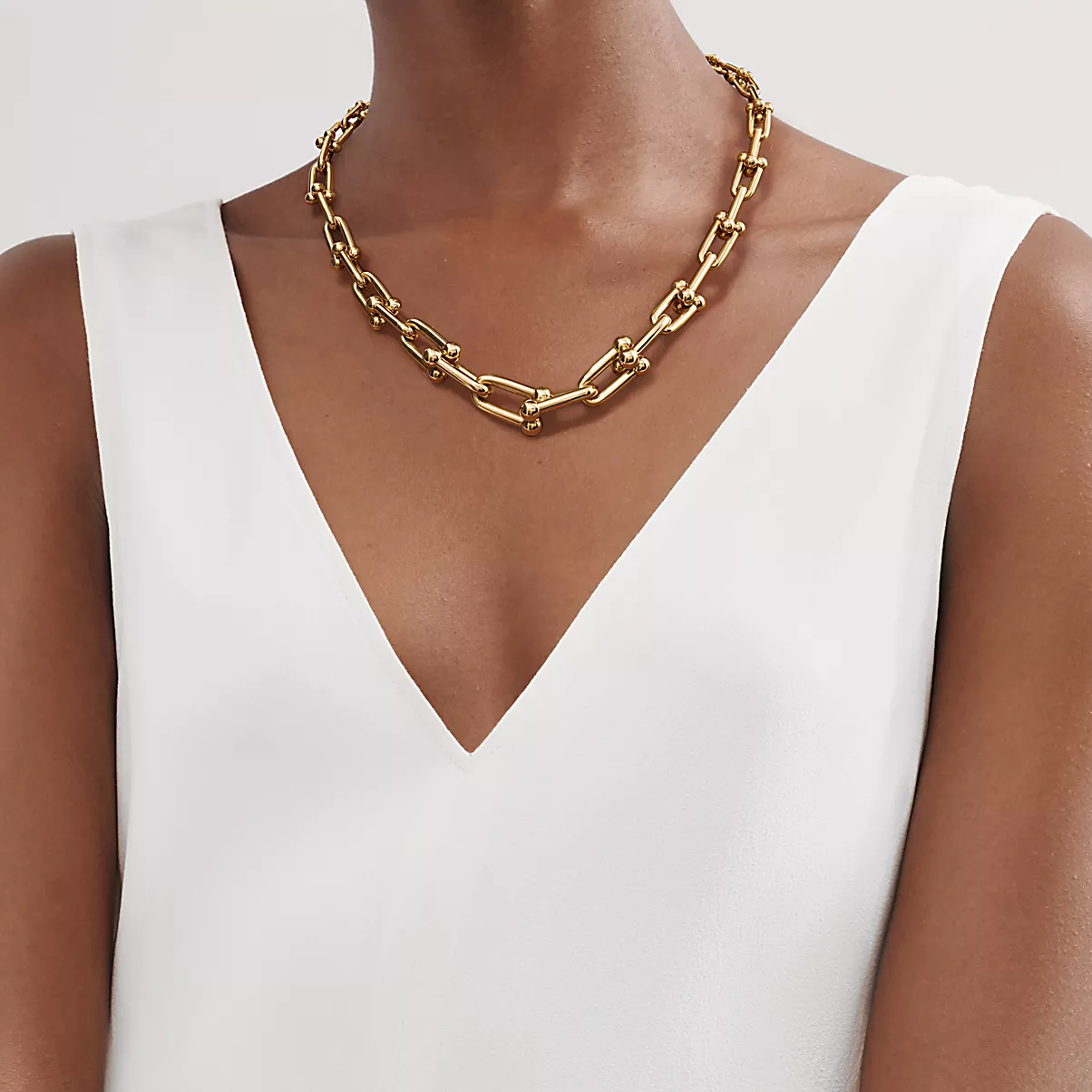 Gold Link Chain Necklace