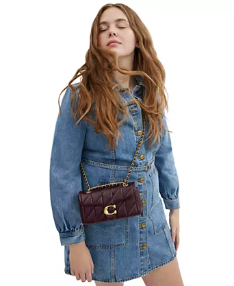 Quilted Leather Crossbody Bag