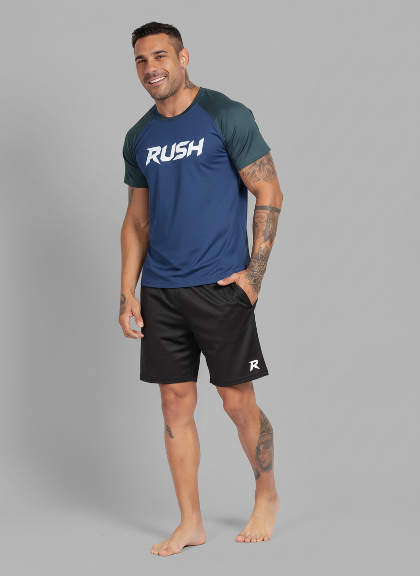 Bermuda Esportiva Masculina RUSH – Preta