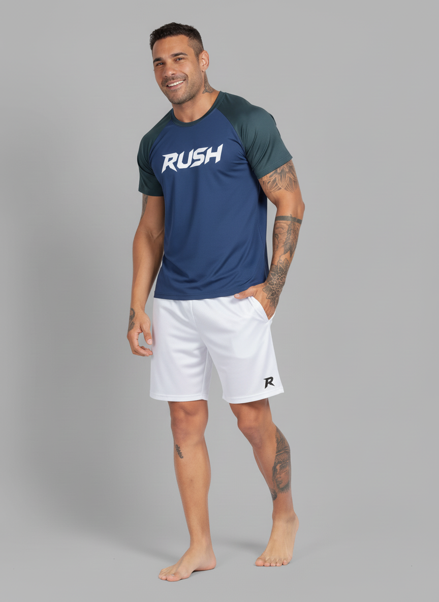 Bermuda Esportiva Masculina RUSH – Branco