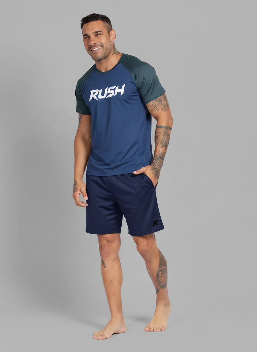 Bermuda Esportiva Masculina RUSH – Azul