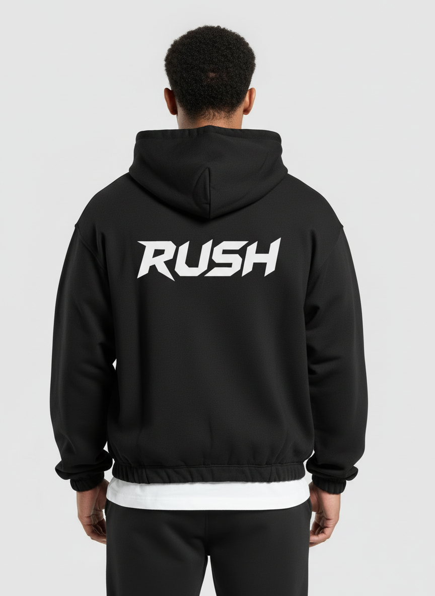 Moletom preto Centauro RUSH