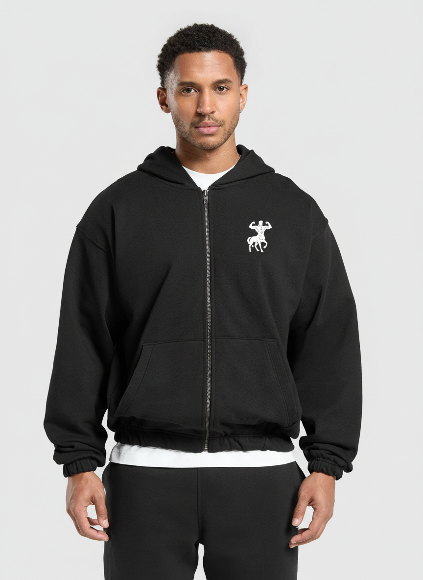 Moletom preto Centauro RUSH