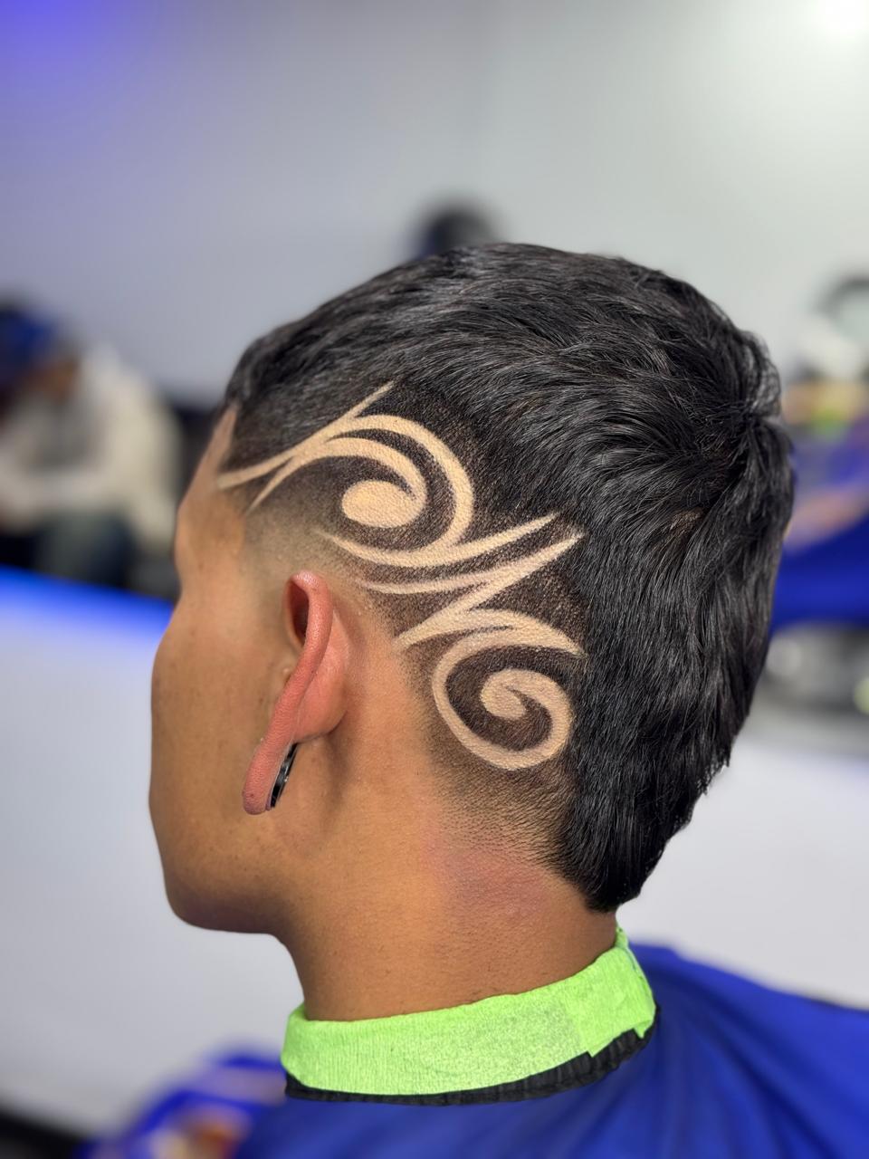 Custom Hair Tattoo Design