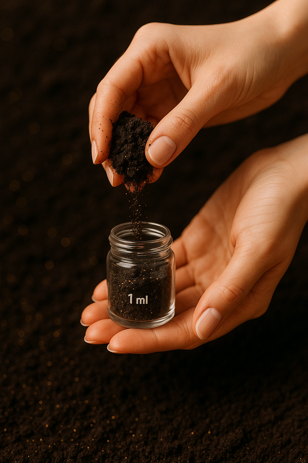 Magic Gold-Flecked Soil Jar