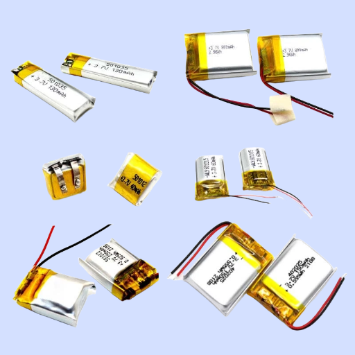 3.7V Li-Po Battery 500mAh/1000mAh/2000mAh/3000mAh