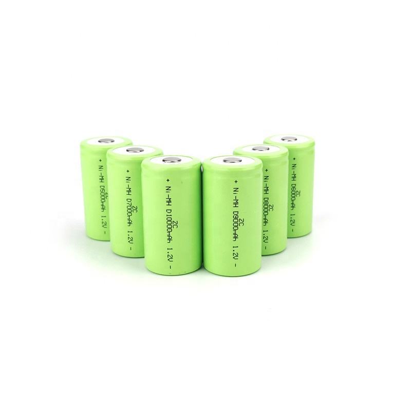 D Size 1.2V 3000mAh-8000Ah Ni-MH Rechargeable Battery
