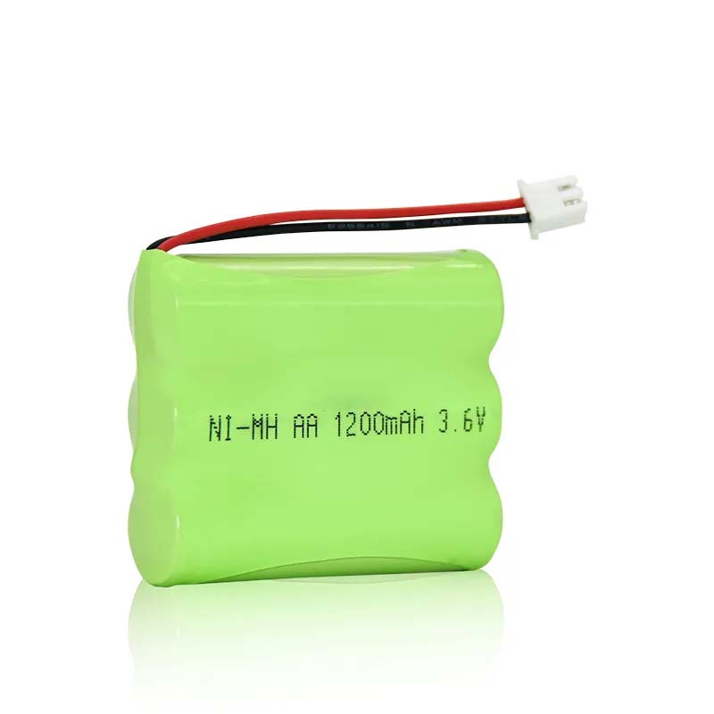 Rechargeable Ni-MH AA Battery Pack 3.6V 4.8V 6V 600-1200mAh