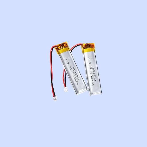 3.7V 500mAh Li-Po Battery with PCB