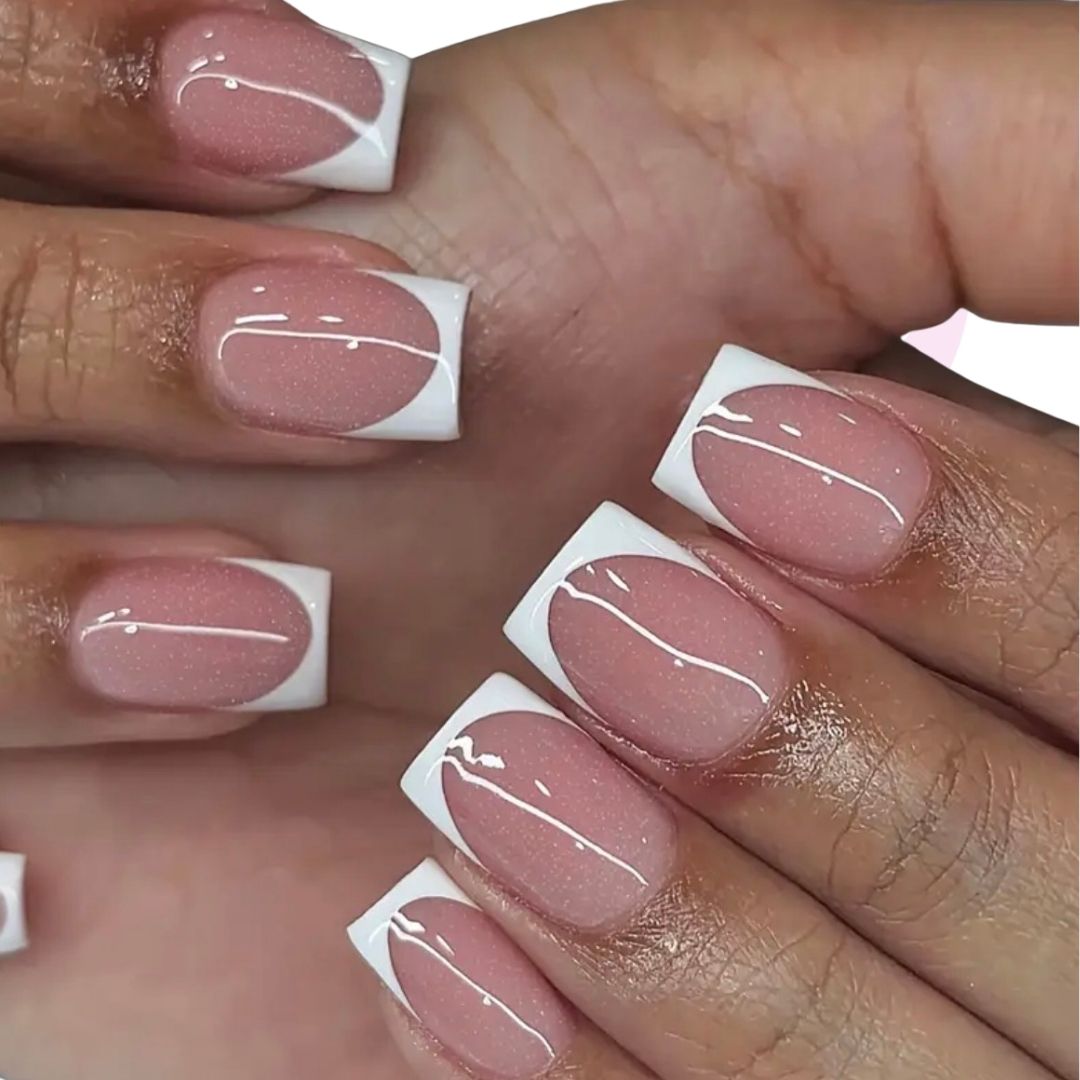 French Tip Press-On Nails