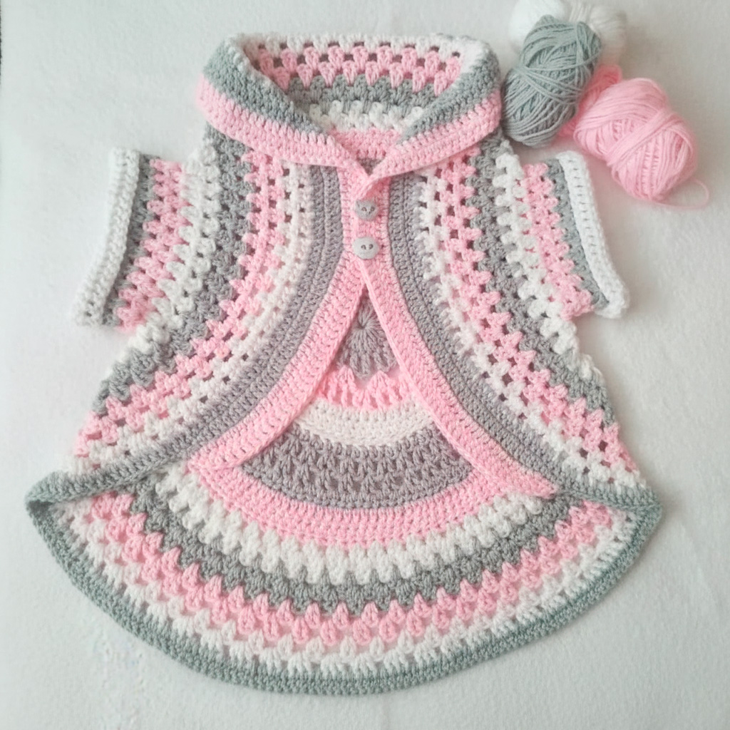 Handmade Crochet Baby Dress