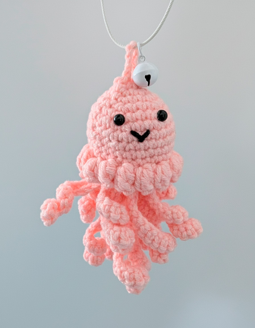 Handmade Crochet Jellyfish Plush