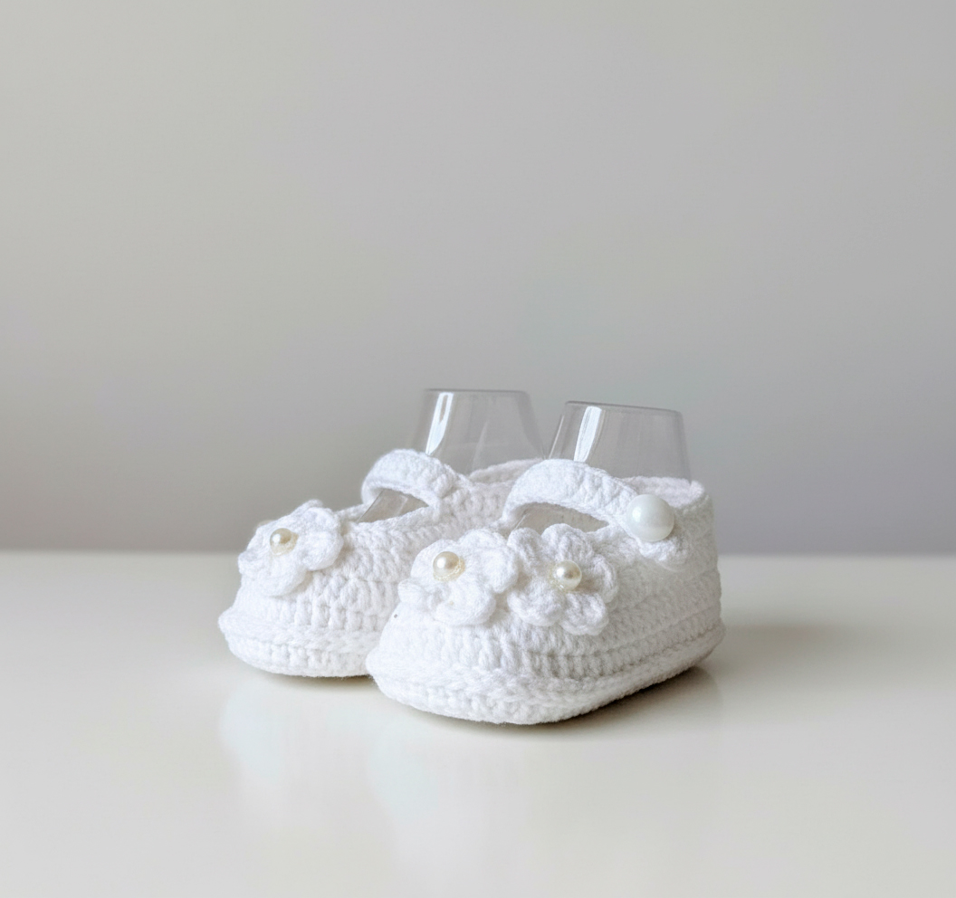 Handmade Crochet Baby Shoes