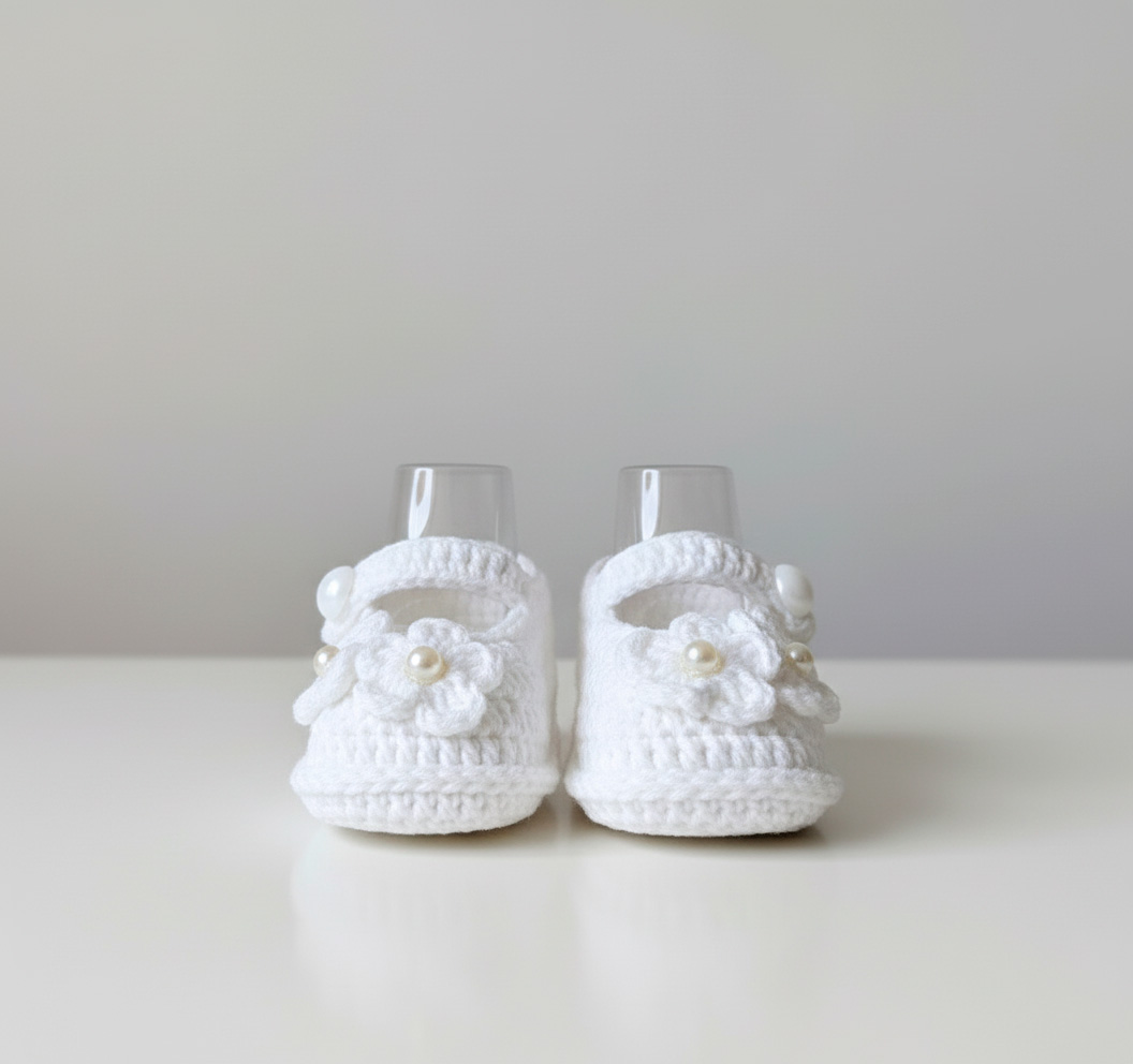 Handmade Crochet Baby Shoes