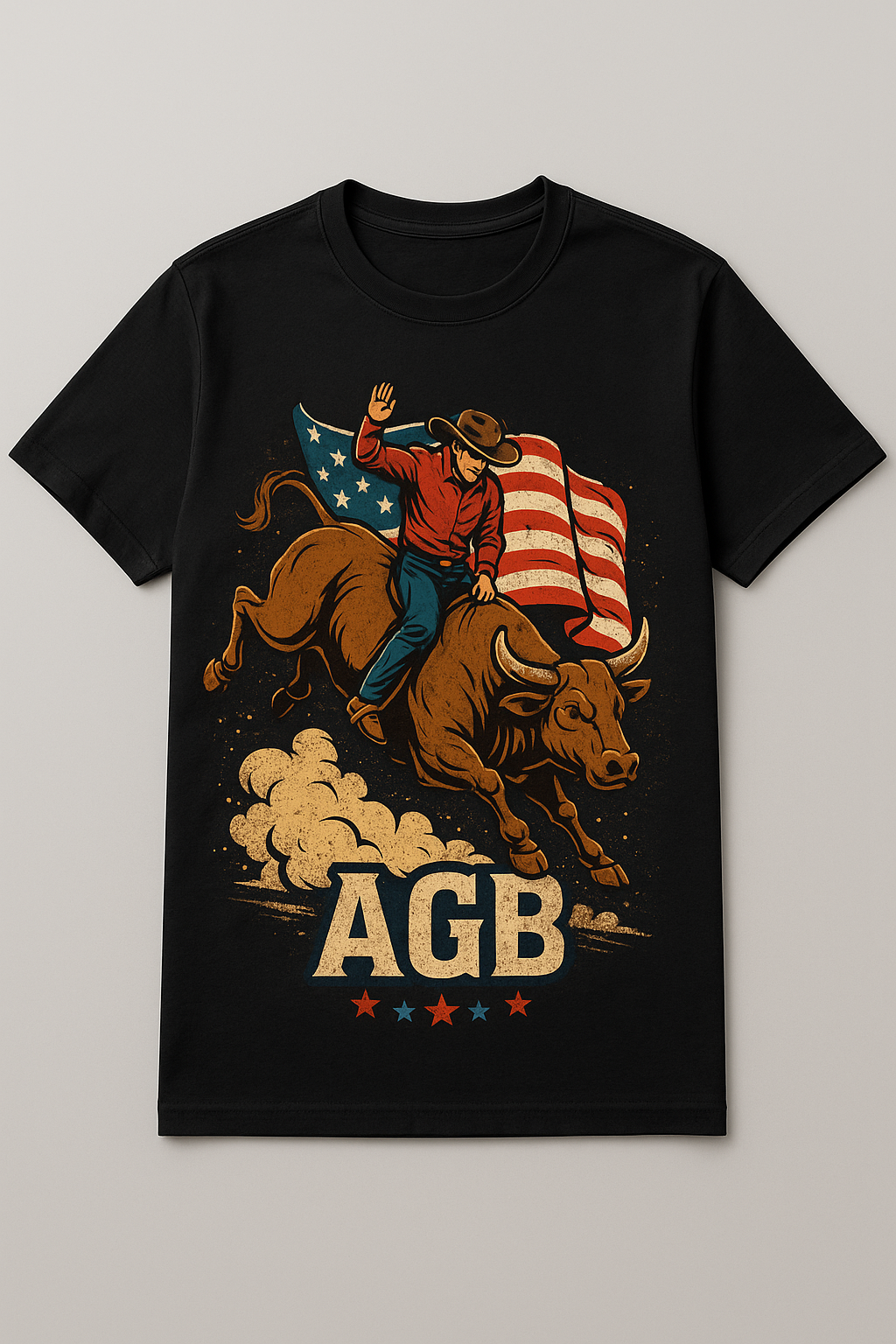 Camiseta de rodeo con diseño vintage