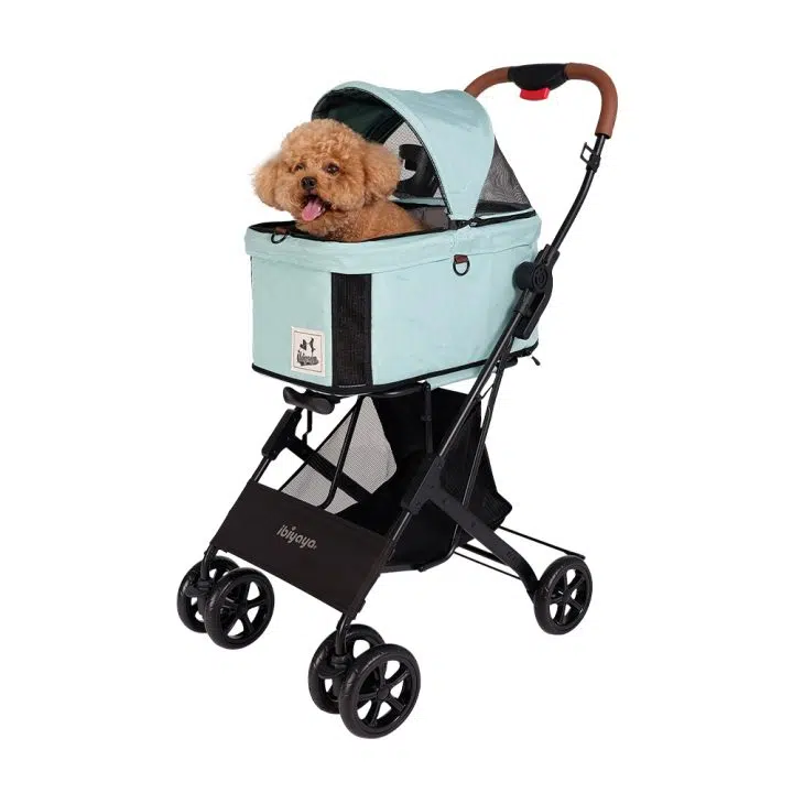 Tri-Fold Travois Pet Stroller con transportin desmontable.