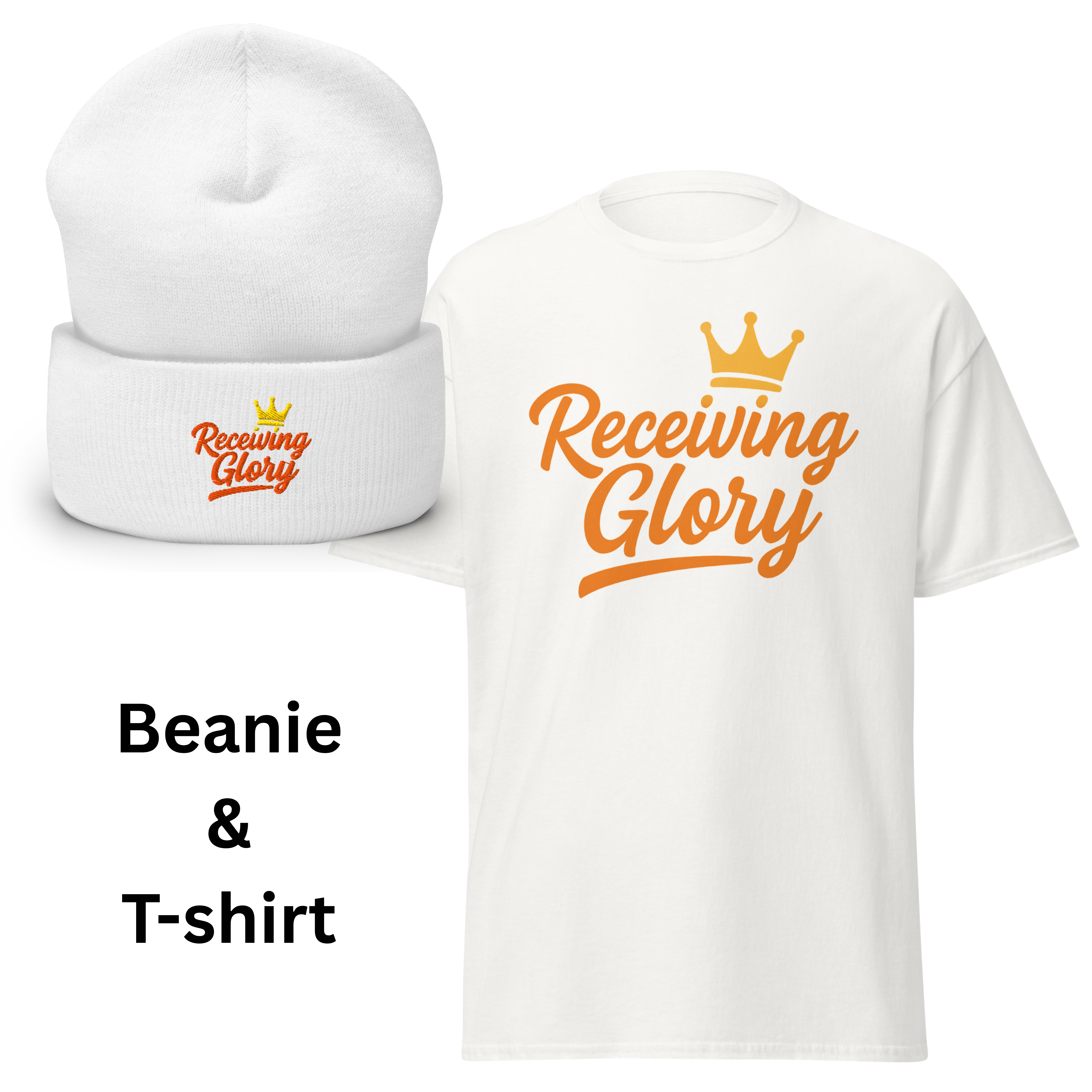 Receiving Glory T-shirt & Beanie Set