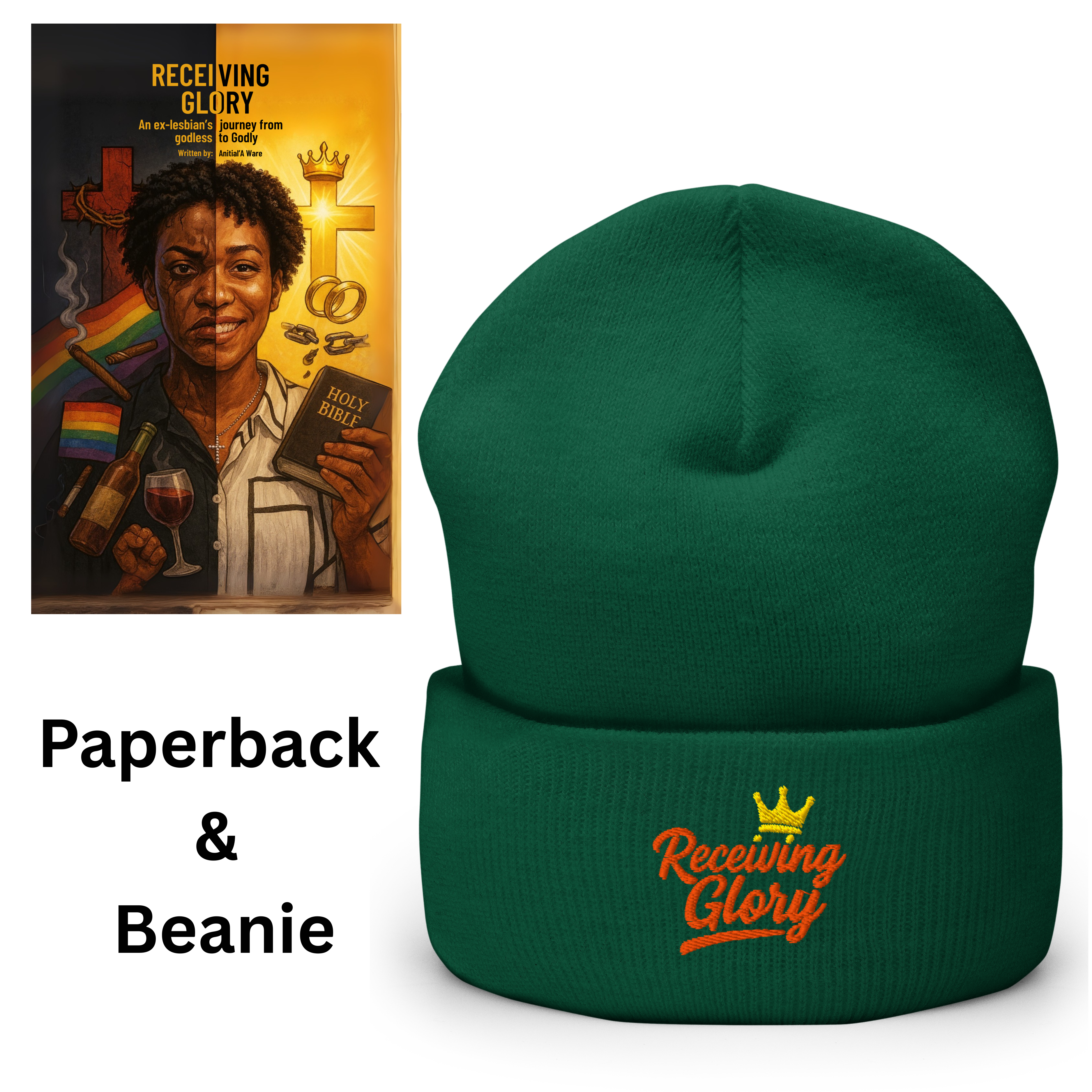 Receiving Glory Paperback and Beanie Bundle