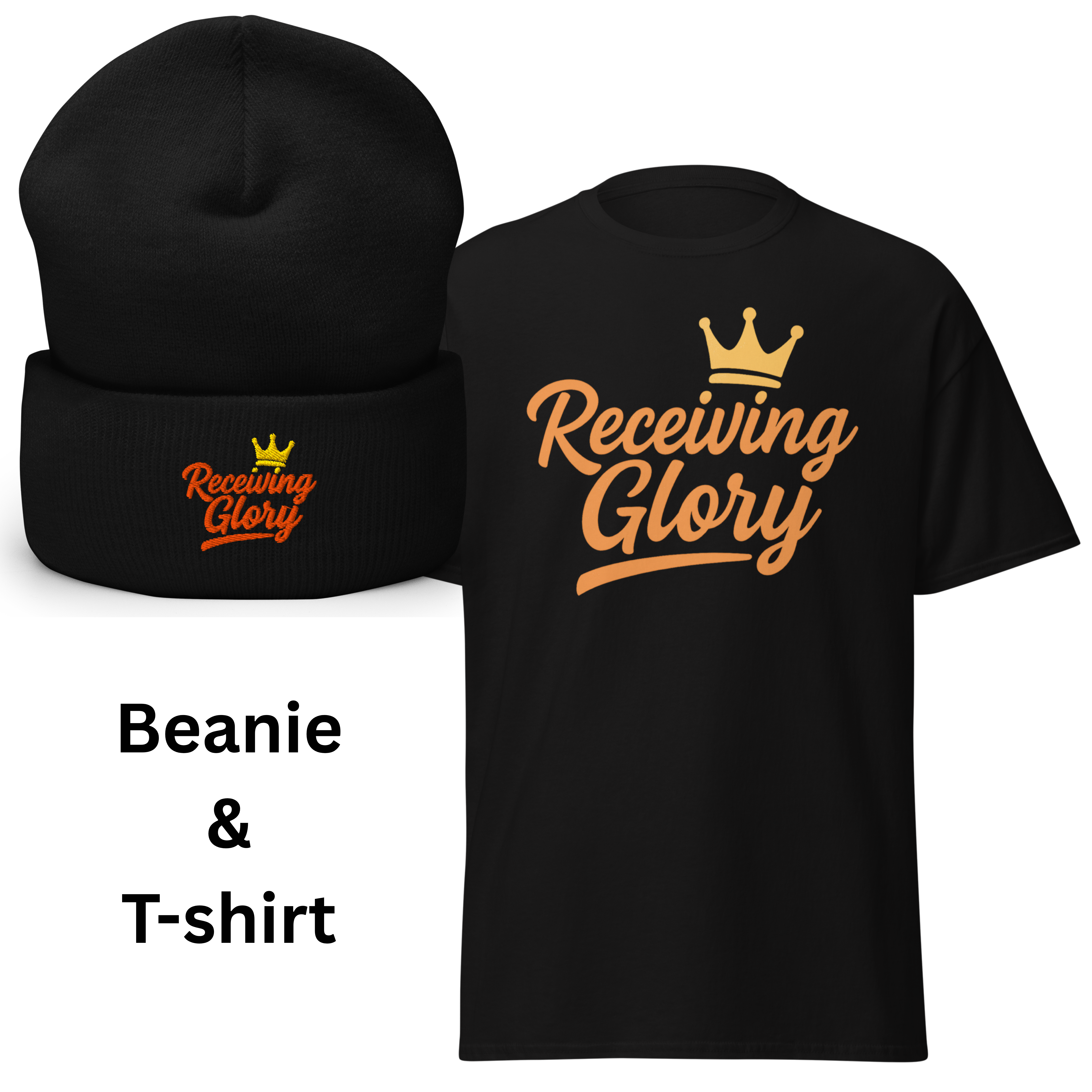 Receiving Glory T-shirt & Beanie Set