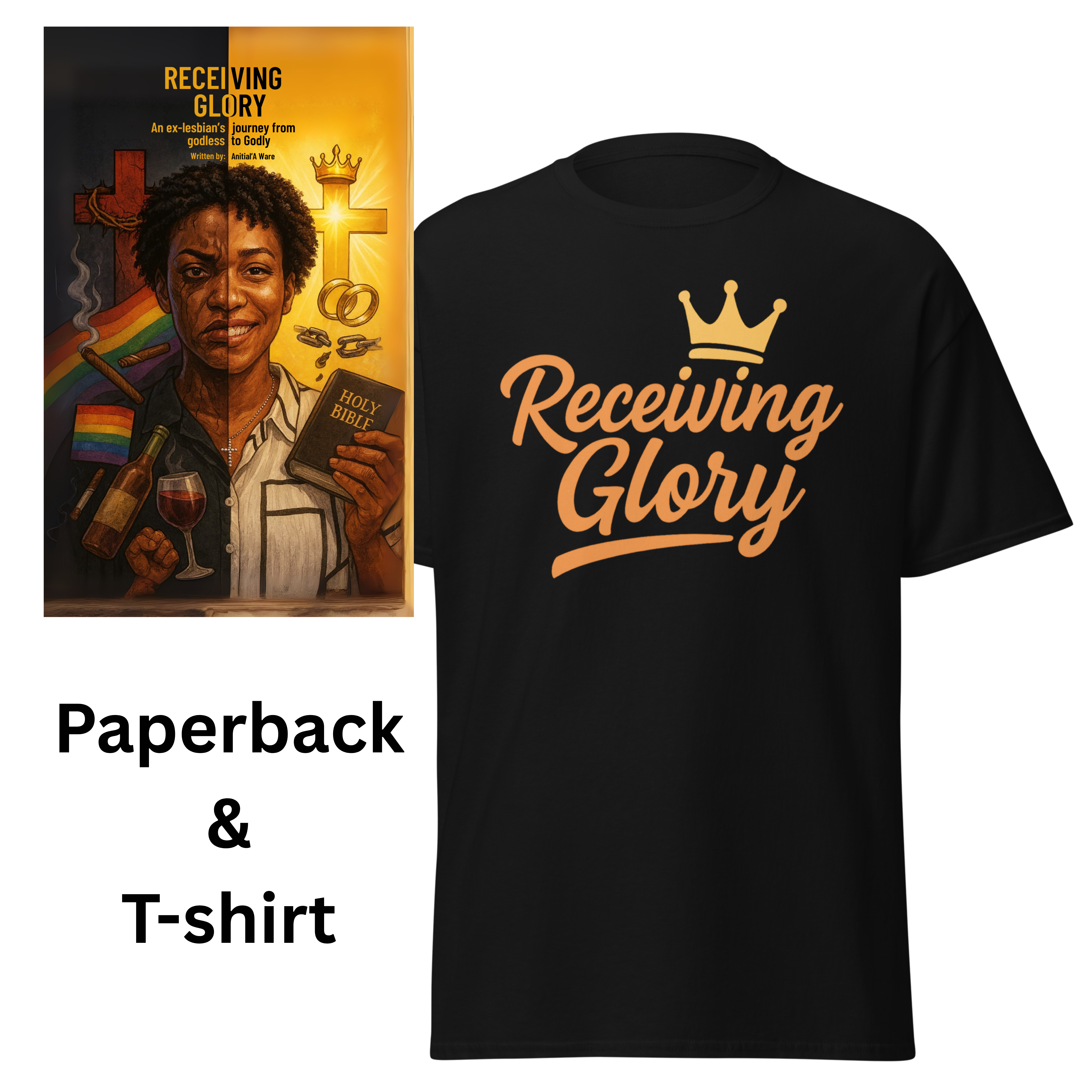 Receiving Glory Paperback & T-shirt Bundle