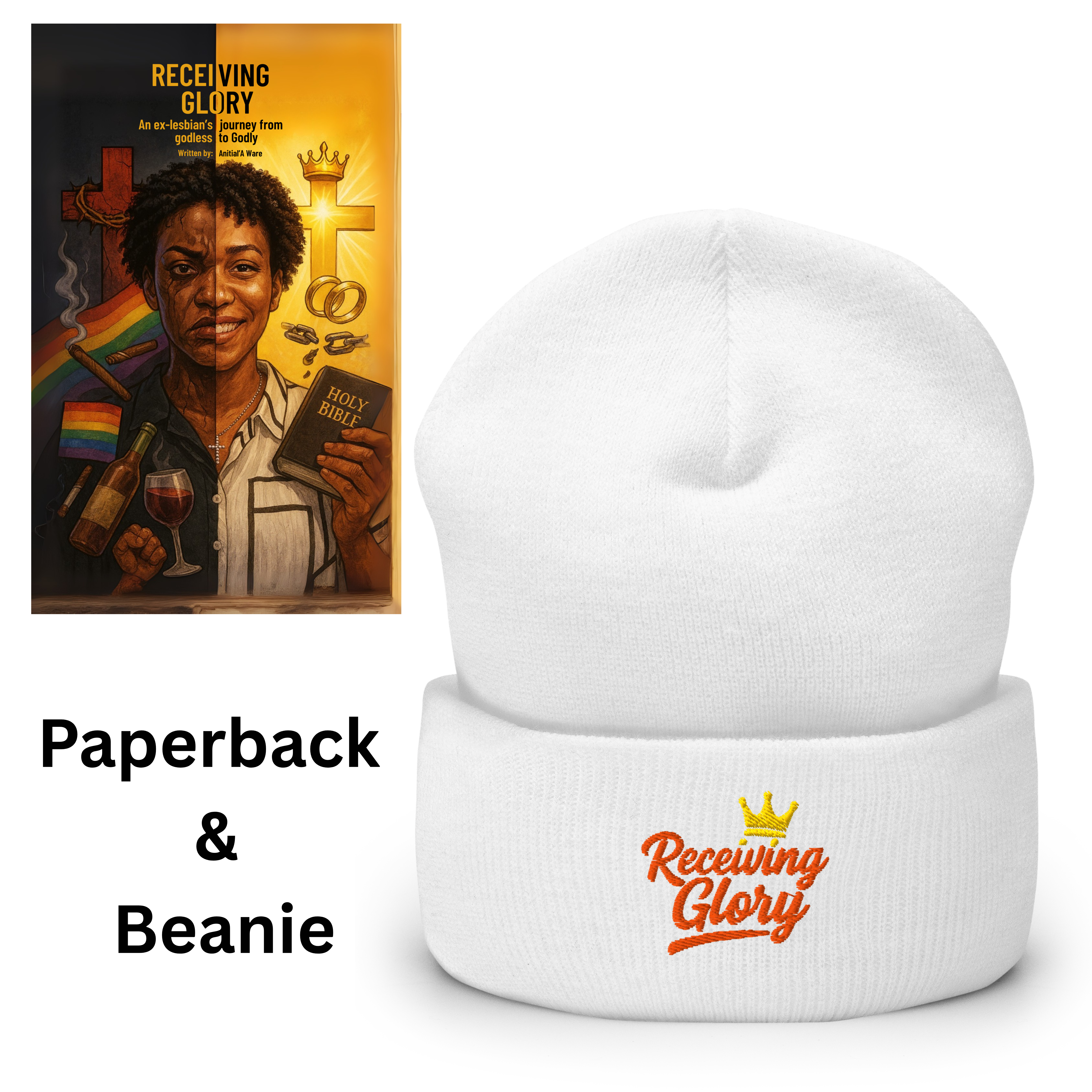 Receiving Glory Paperback and Beanie Bundle
