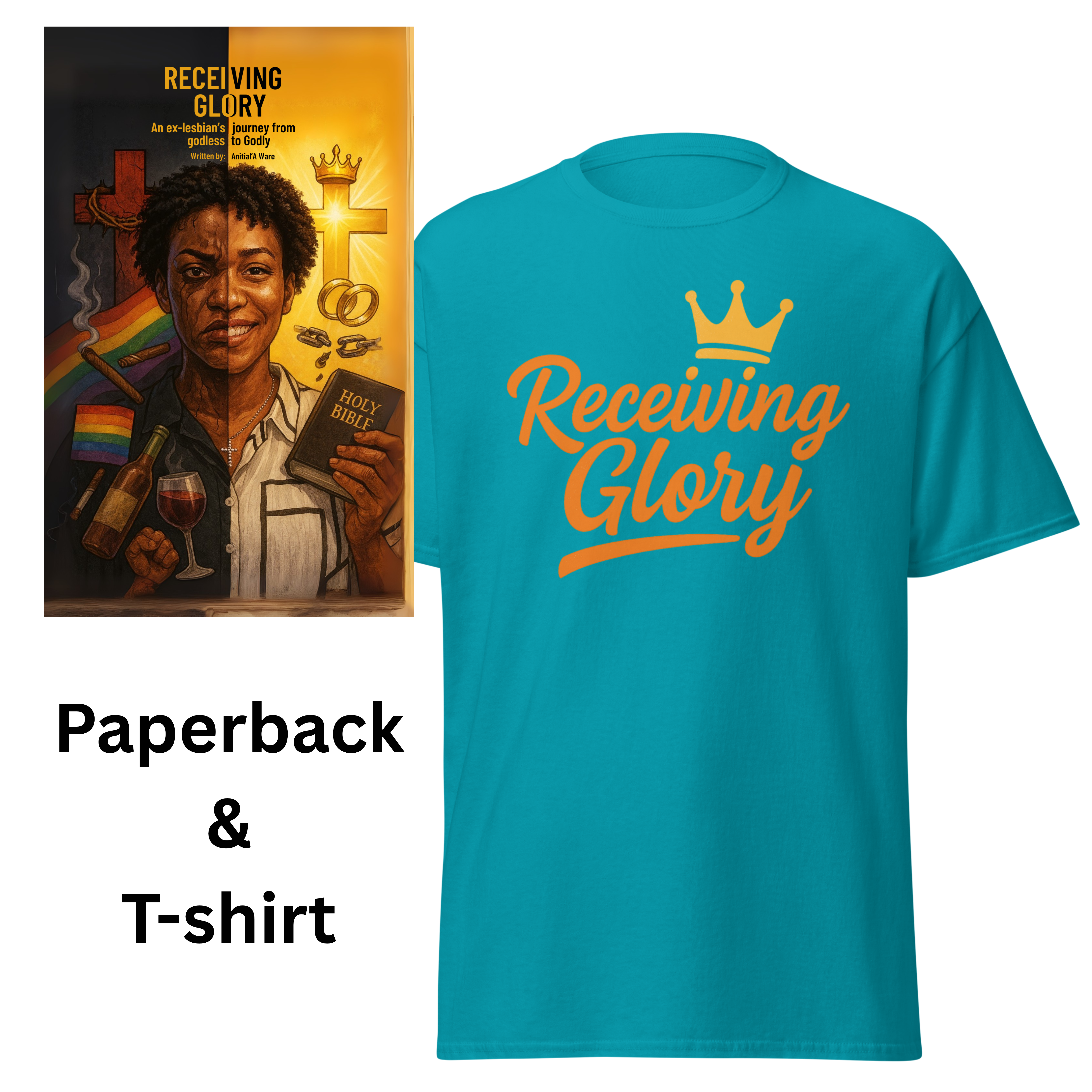 Receiving Glory Paperback & T-shirt Bundle