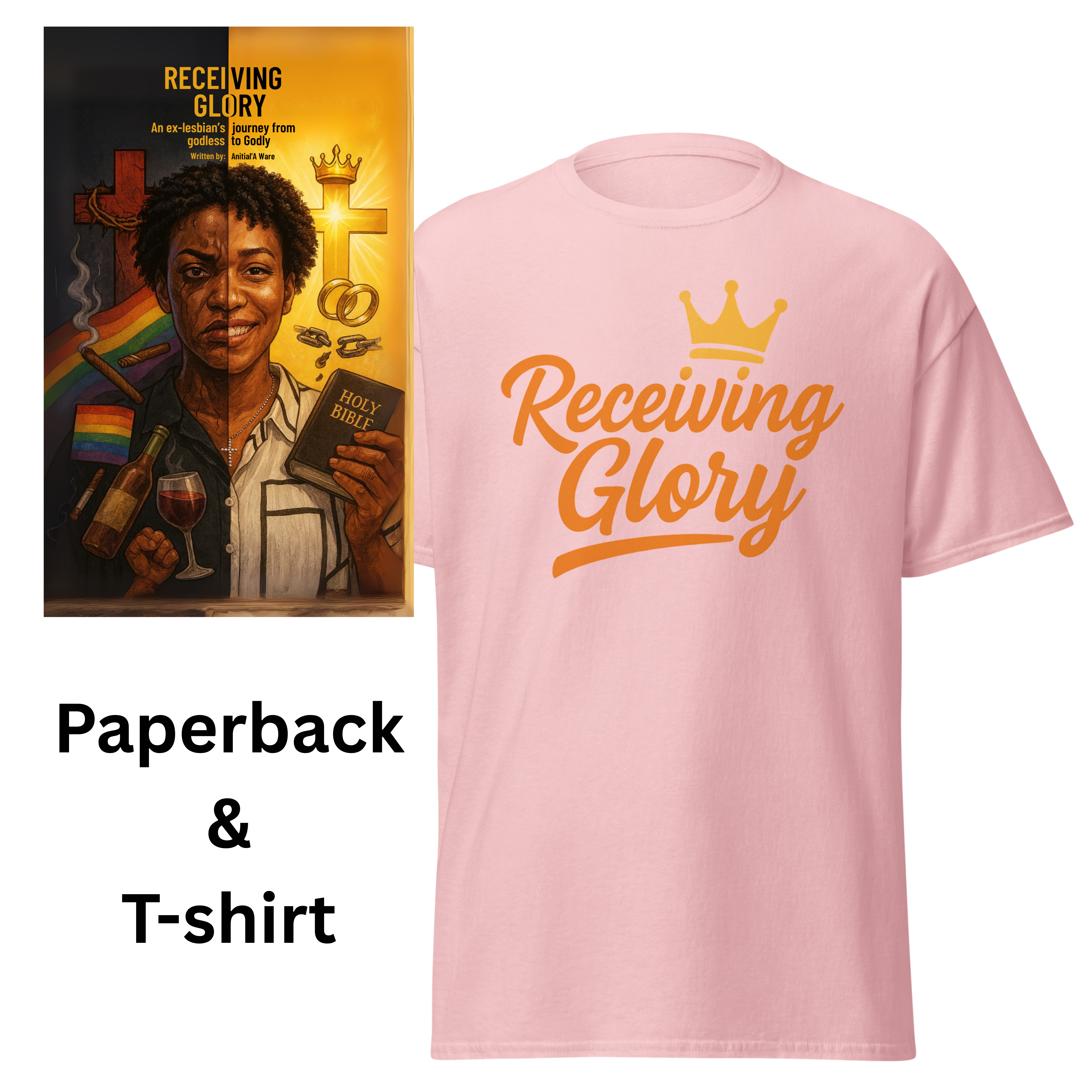 Receiving Glory Paperback & T-shirt Bundle