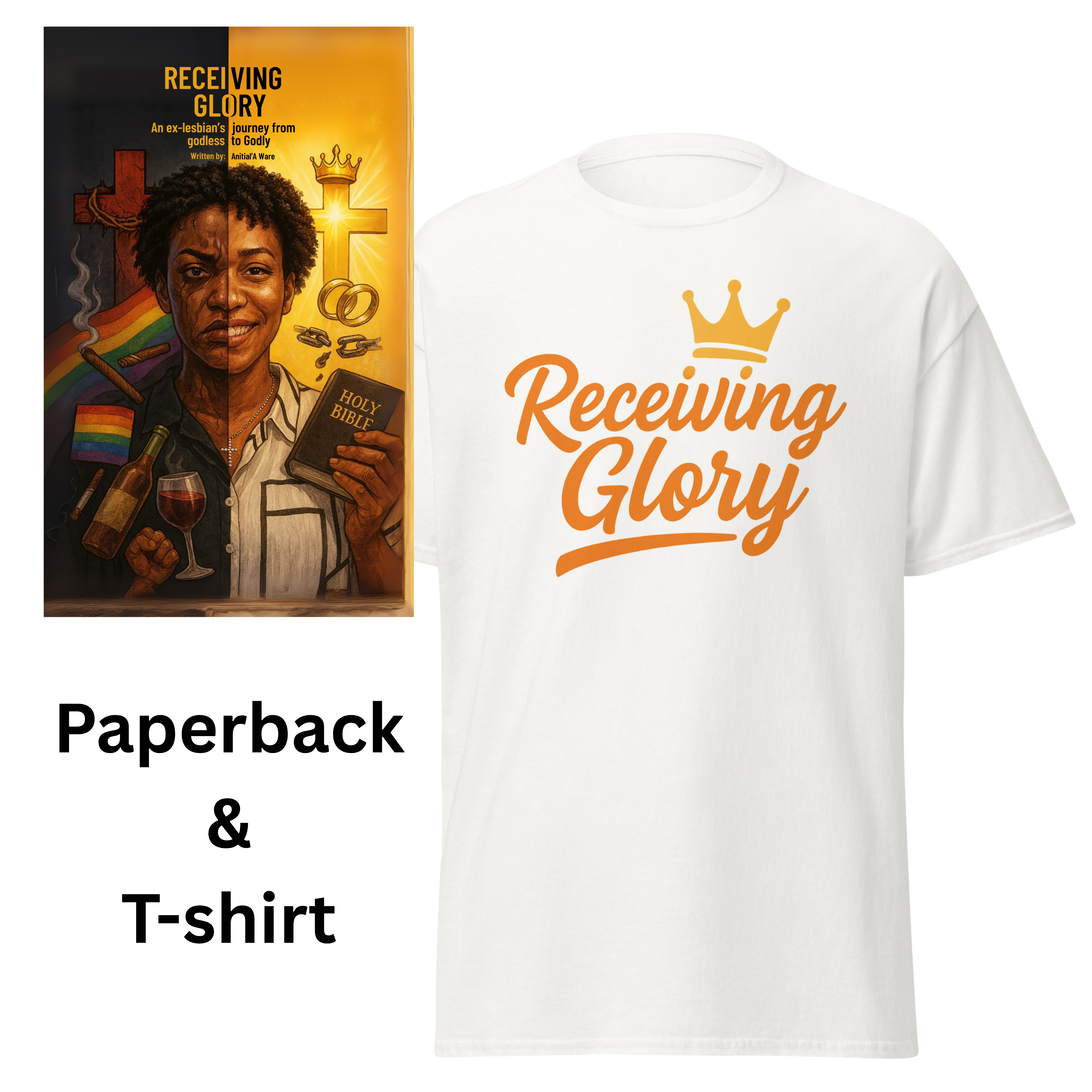 Receiving Glory Paperback & T-shirt Bundle