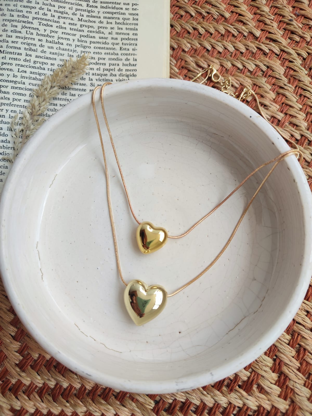 Collar de corazón 